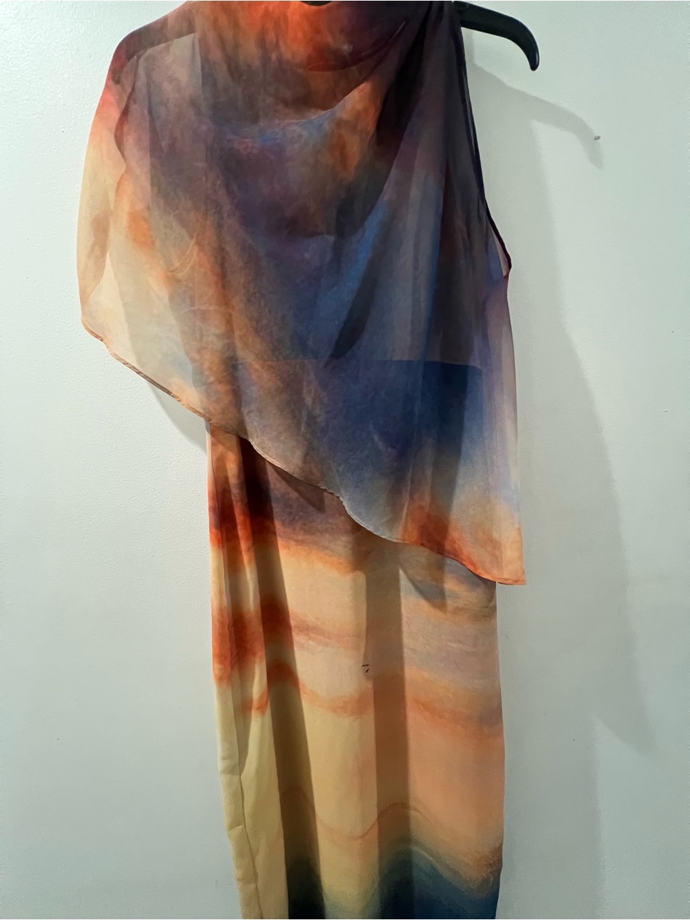 🥭 Mango 🌅 Ombre Maxi Dress in Orange and Blue - Picture 8 of 15